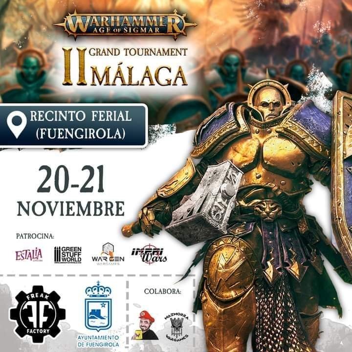Javi_de_Nuln's tweet photo. Los compañeros de @CluFreakFactory han terminado de preparar el Torneo II GT de Málaga Warhammer Age of Sigmar
Contamos con la colaboración de @FuengirolaJoven y @fuengirola
https://t.co/QdPMxb4kh9
#Fuengirola
#ClubFreakFactory
#WarhammerCommunity
#AgeofSigmar
#AOSMalagaGT https://t.co/lkeXE69da0