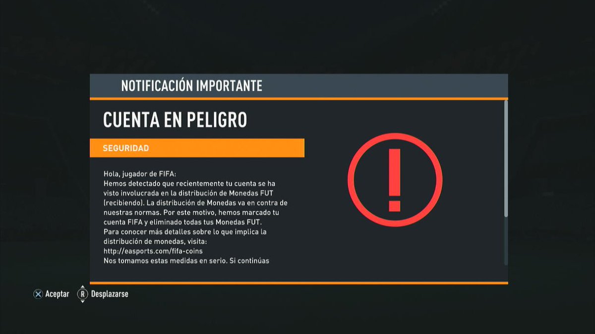 Al gracioso que me ha hackeado la cuenta y se ha pasado monedas del FIFA con ella: 

Gracias por destrozar meses de trabajo de creación de contenido🤬🖕

Por un SINVERGÜENZA me han quitado 750k monedas por la cara y me han quitado la ganas de seguir jugando a este juego...

😤😪
