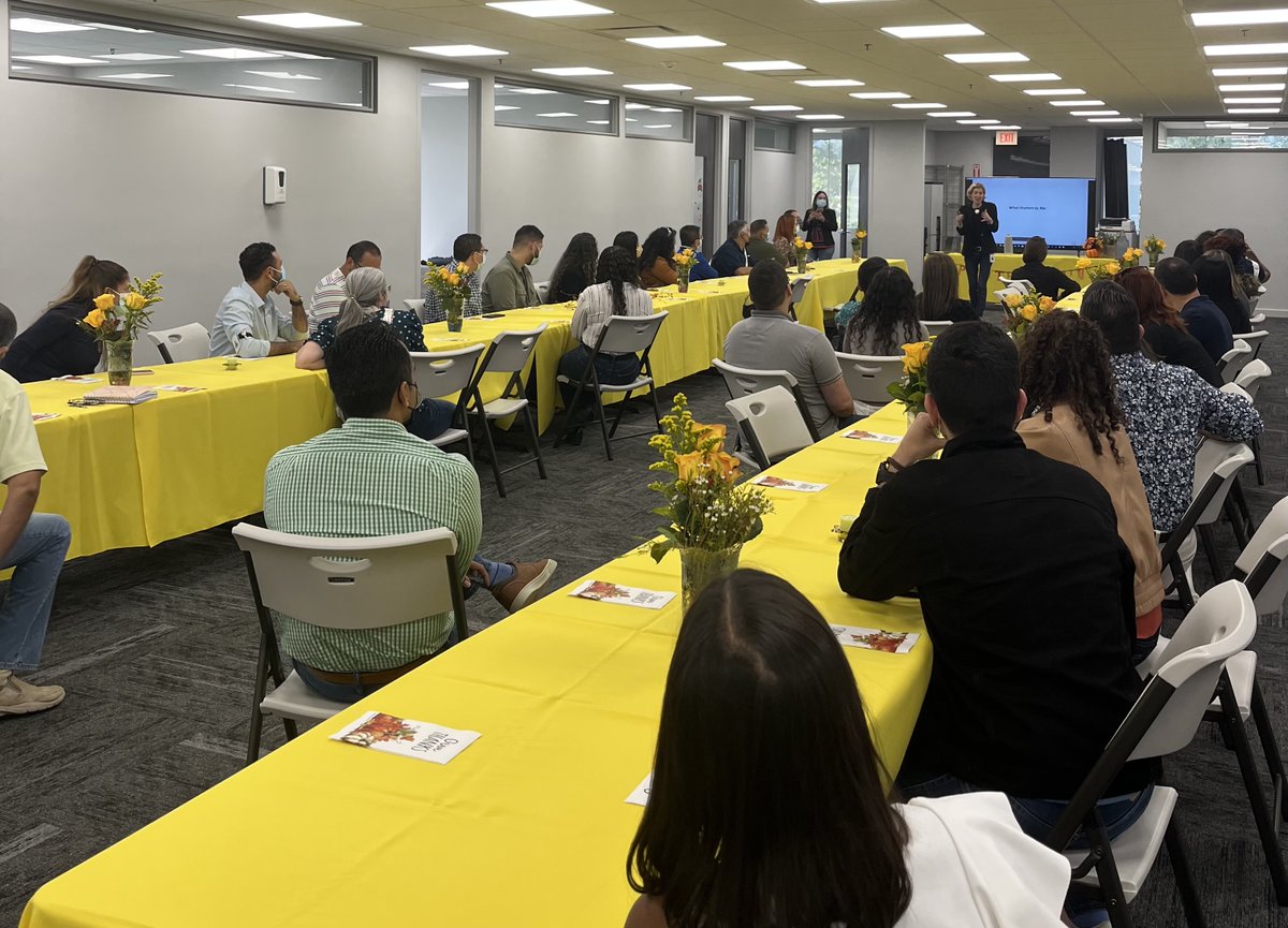 CytoImmune's tweet photo. Our first town hall with our CEO Christina @coughlin582 today. We discussed the @Cytoimmune strategic focus, transition to Phase 1. We started with why today #StartWithWhy and how our #CellsCreateHope
We concluded with our annual Thanksgiving celebration https://t.co/XJa4R5bLjj