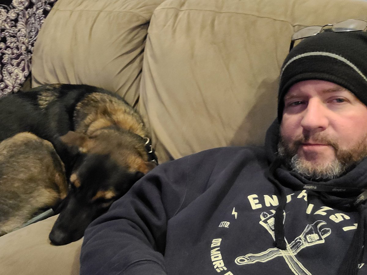SanDiegoPete73's tweet photo. Hanging out on the couch with Daddy...
#ApolloLife https://t.co/aZRMzKrsYd