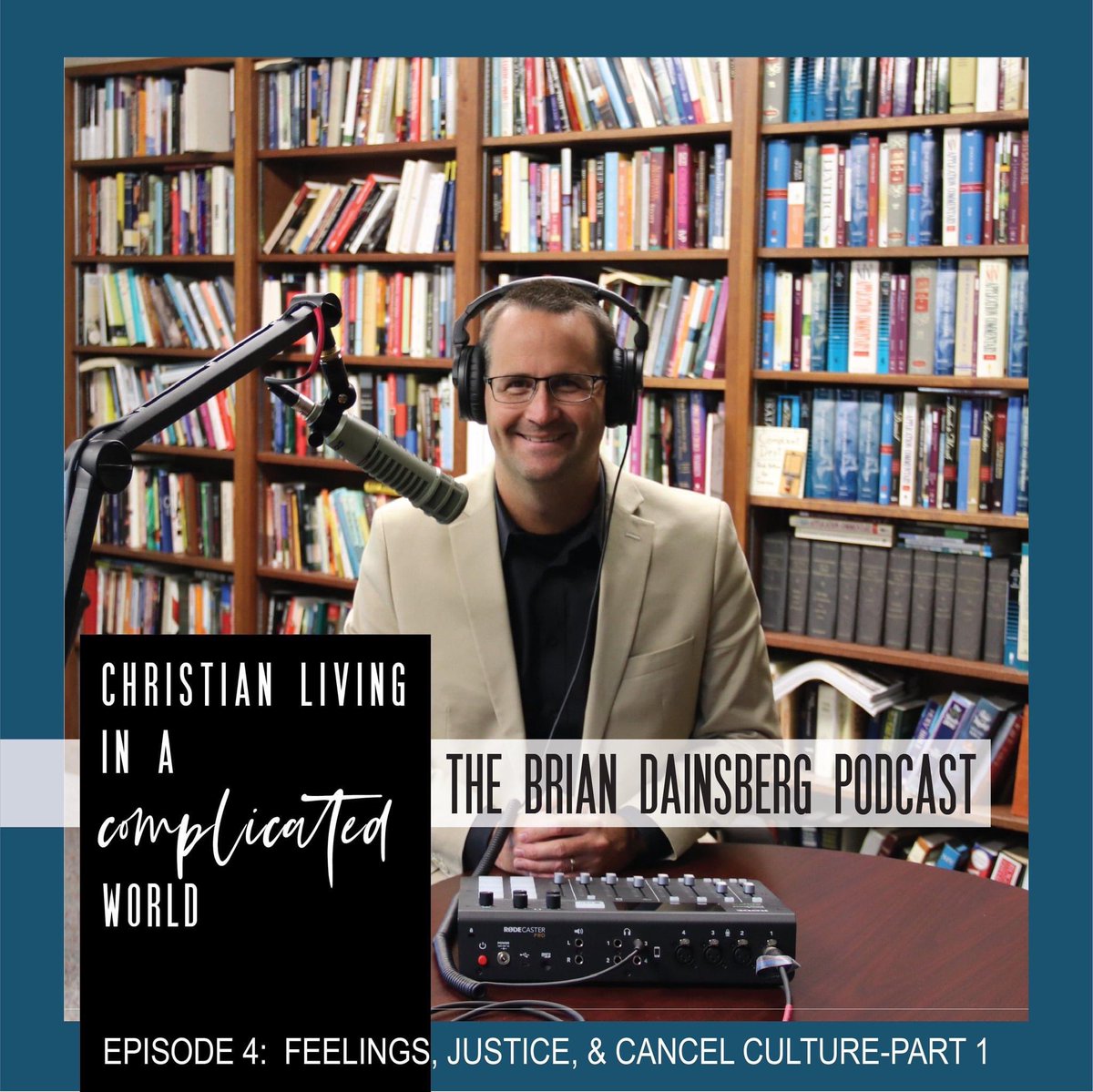 myabcchurch's tweet photo. Episode 4 of "The Brian Dainsberg Podcast: Christian Living in a Complicated World” is live.
Click below to hear "Feelings, Justice & Cancel Culture - Part 1."
https://t.co/p1J4EnRGGV
#briandainsberg #podcast #cancelculture #feelings #justice #injustice #expressiveindividualism https://t.co/OvTXbaKVc3