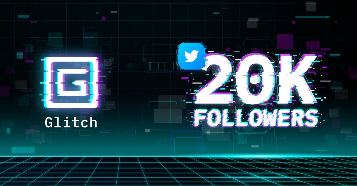 GlitchProtocol's tweet photo. 20K strong and counting. Thank you to all our dedicated community members and early supporters. Together we will build the future of #DeFi. $GLCH 🚀 https://t.co/5GJ1tWc4sb