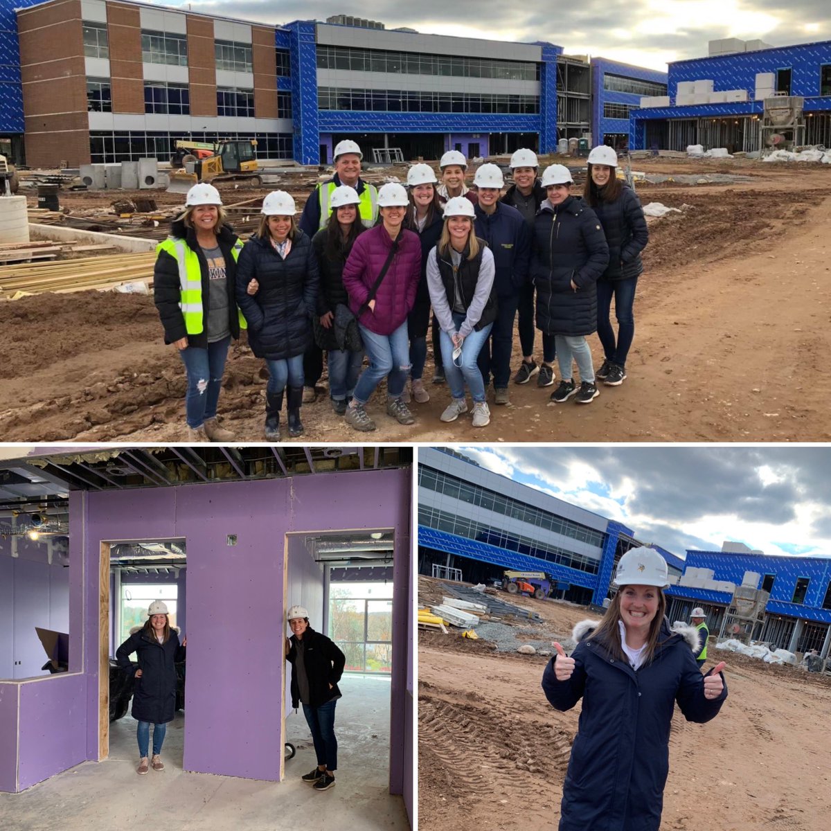Such an amazing afternoon touring the new building. IT’S. AMAZING.  Thank you, <a href="/JBauerUM/">Jonathan Bauer</a> , for the tour and thank you, @mrsschneiderUM , for inviting me! #UMASDistheplacetobe #HornsUp