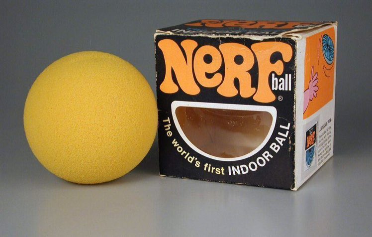 I once invented at least two dozen different games for this ball. And all of them were more fun than whatever our kids are doing now.