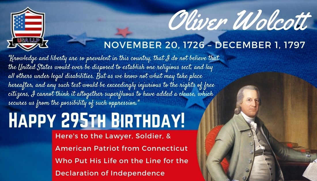 USA_LLP's tweet photo. #HappyBirthday🎂 #OliverWolcott #RIP #Connecticut @Yale #FreedomOfReligion https://t.co/lrBJzNPEpf