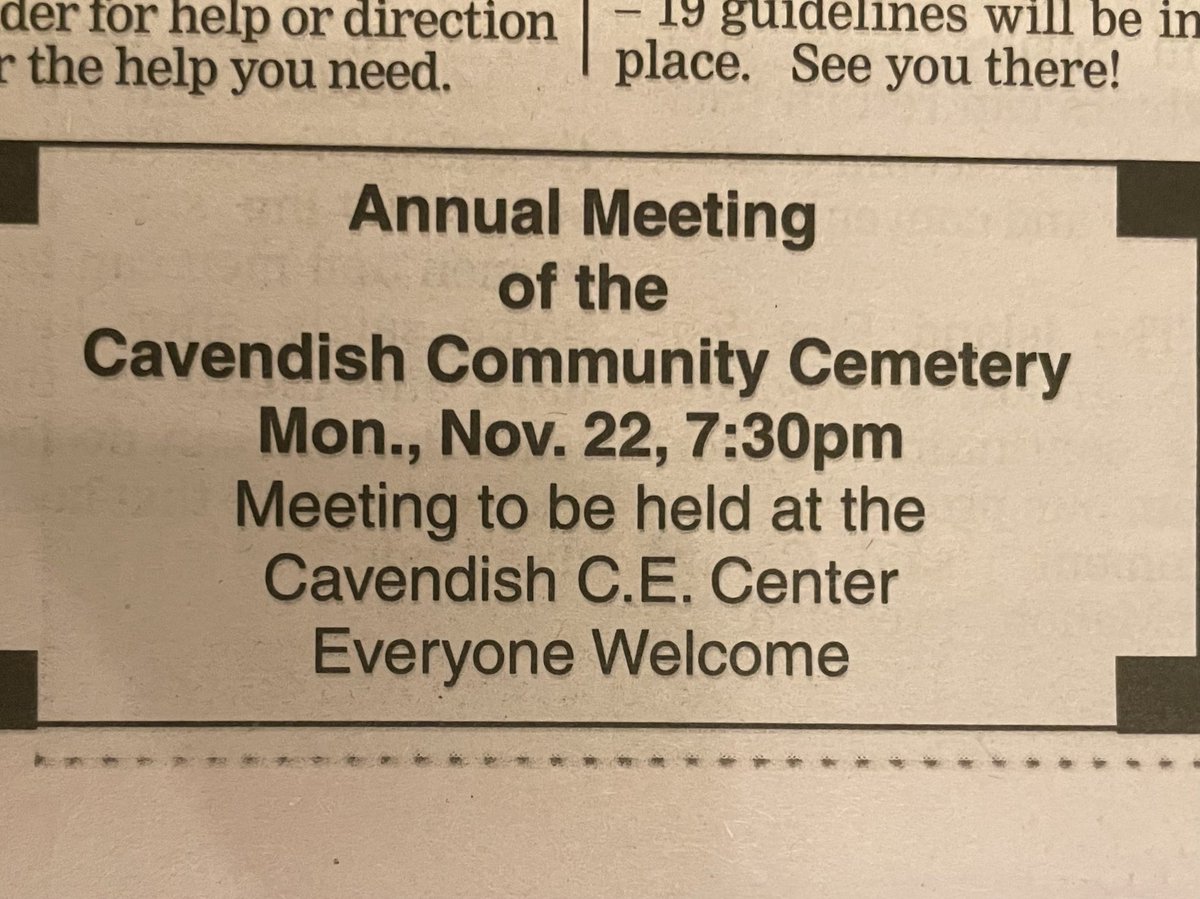 LKrauss1's tweet photo. I love our local paper. This meeting promises to be pretty quiet. Unless of course the zombies show up! https://t.co/uIlaT2CNzO