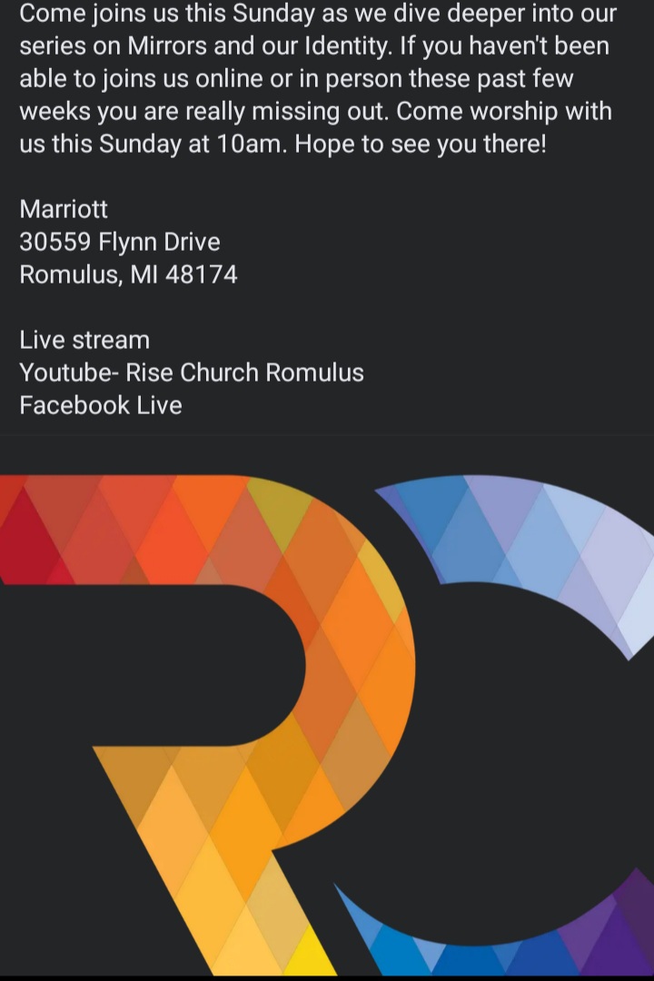 RiseChurchDET's tweet photo. #comejoinus #romulusmichigan #christian l https://t.co/SgObBl2Rvs