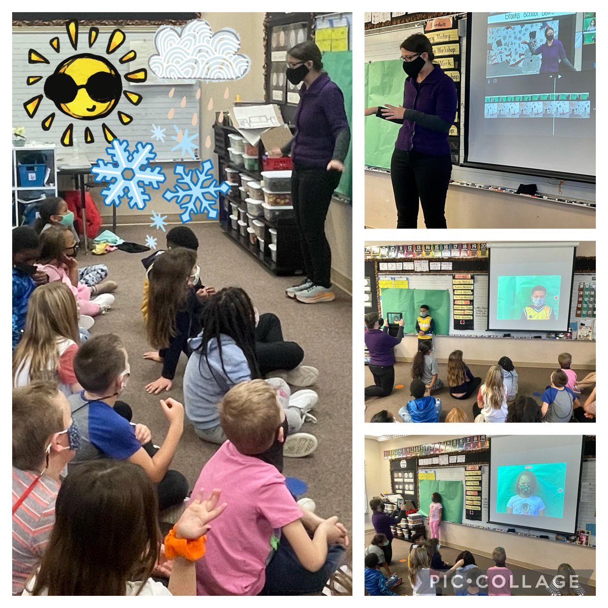Today <a href="/MrsKussyBSE/">Maria Kussy</a> taught us how to use a Green Screen 🟩 ! Ss are eager to start creating and cannot wait to see what they come up with!! #2ndGrade #weather #nonfiction #readers #writers #workshop <a href="/BSEhseIN/">BSE-HSE</a> <a href="/HSESchools/">Hamilton Southeastern Schools</a>