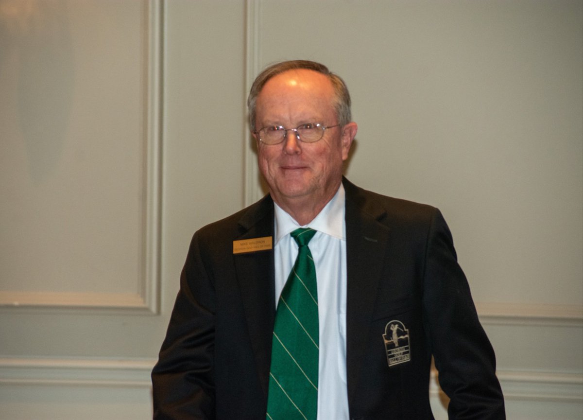 GSGA's tweet photo. Please join us in welcoming Mike Waldron as the newest inductee into the Georgia Golf Hall of Fame! #GGHOF https://t.co/ZebwZai8OQ