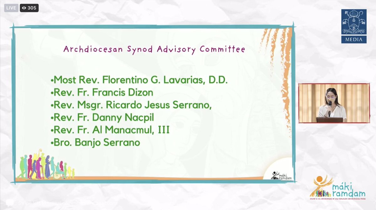amdqn's tweet photo. "Makiramdam"
Archdiocesan General Orientation
For a Synodal Church
20 November 2021
Archdiocese of San Fernando, Pampanga https://t.co/647zYp2Hsj