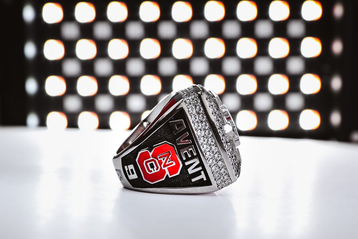 NCStateBaseball's tweet photo. A closer look at the #Pack9 2021 CWS rings. https://t.co/1dbPHXLVqq