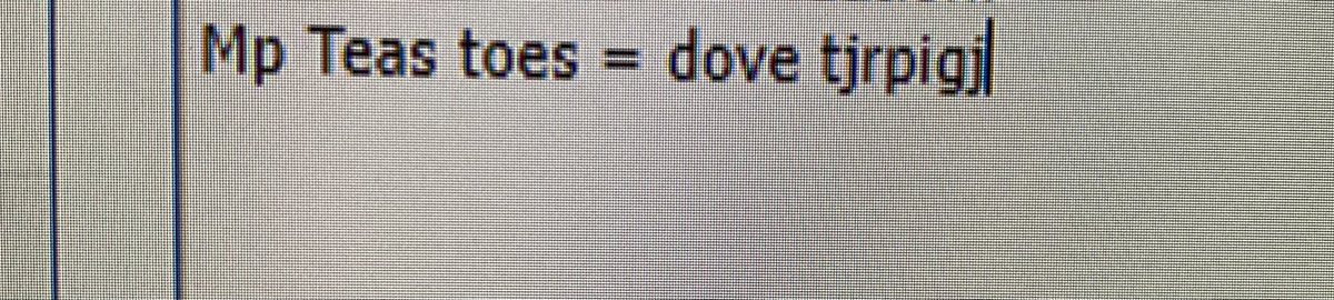 cjmoreland's tweet photo. During a recent Zoom interview, I quickly typed this while looking at the other person. (I told the applicant I was taking notes.) No idea what I meant to write. #TypingFail https://t.co/lFlFLMWnHv