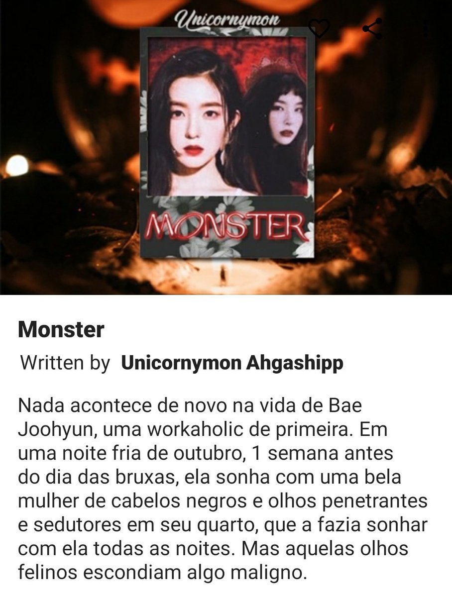 FMaisCatalogo's tweet photo. Monster 👹
#monsterFIC
Por: @unicornymon
Finalizada | 3290 palavras
⚠️ Agressão
📎 https://t.co/xBVxoM6xYp
#ATredvelvet #ATdrama #ATmisterio #ATsuspense #ATterror #ATgirlslove #seulrene #ATfinalizadas #historiasoutravessuras https://t.co/oAZzAWqksN