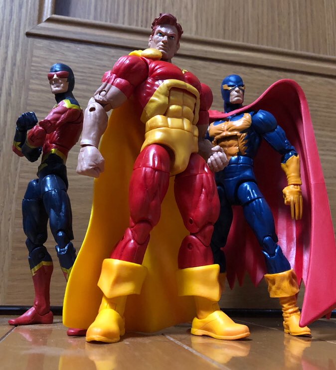 amecomisun's tweet photo. #マーベルレジェンド #MarvelLegends
Marvel Legends
Squadron Supreme
#Hyperion
#Nighthawk
#SpeedDemon
スコードロンスプリーム。
単体ではスルーしそうなキャラでも、チームで揃えると魅力的だから不思議。ハズブロが、Dr.スペクトラム、パワープリンセスも発売してくれることを信じよう。 https://t.co/7224P5HqjM