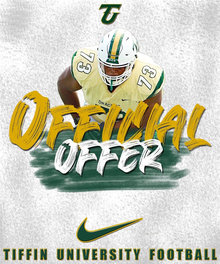 __nehe's tweet photo. Blessed to receive an offer from Tiffin University. 🙏🏾 https://t.co/C2ISKuFOMQ