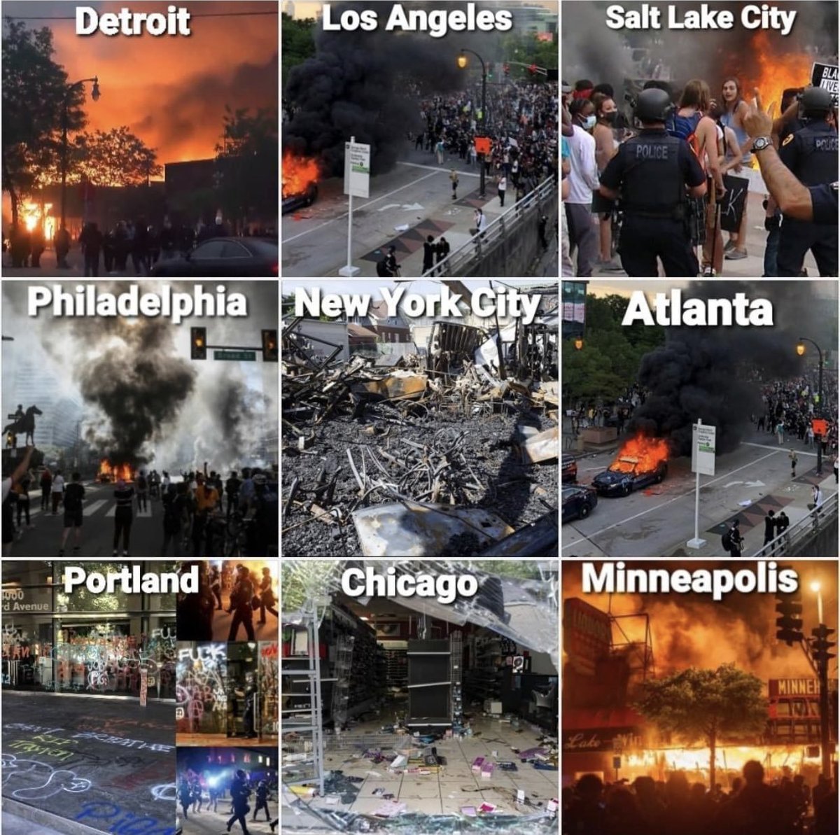 JillianViva's tweet photo. @sugarmagnolia07 @texasdemocrats The blm movement 😆 😆  what trash.  They were there to burn loot and murder.  One of the ones shot was yelling the N word.  Dont be dumb https://t.co/9vtUop16oE