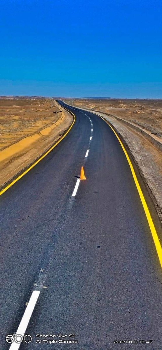 NawabOfficial4's tweet photo. Lane marking of 610 km Quetta Taftan Iran Border Highway N-40  near Nukundi https://t.co/YDLKnJkZo9