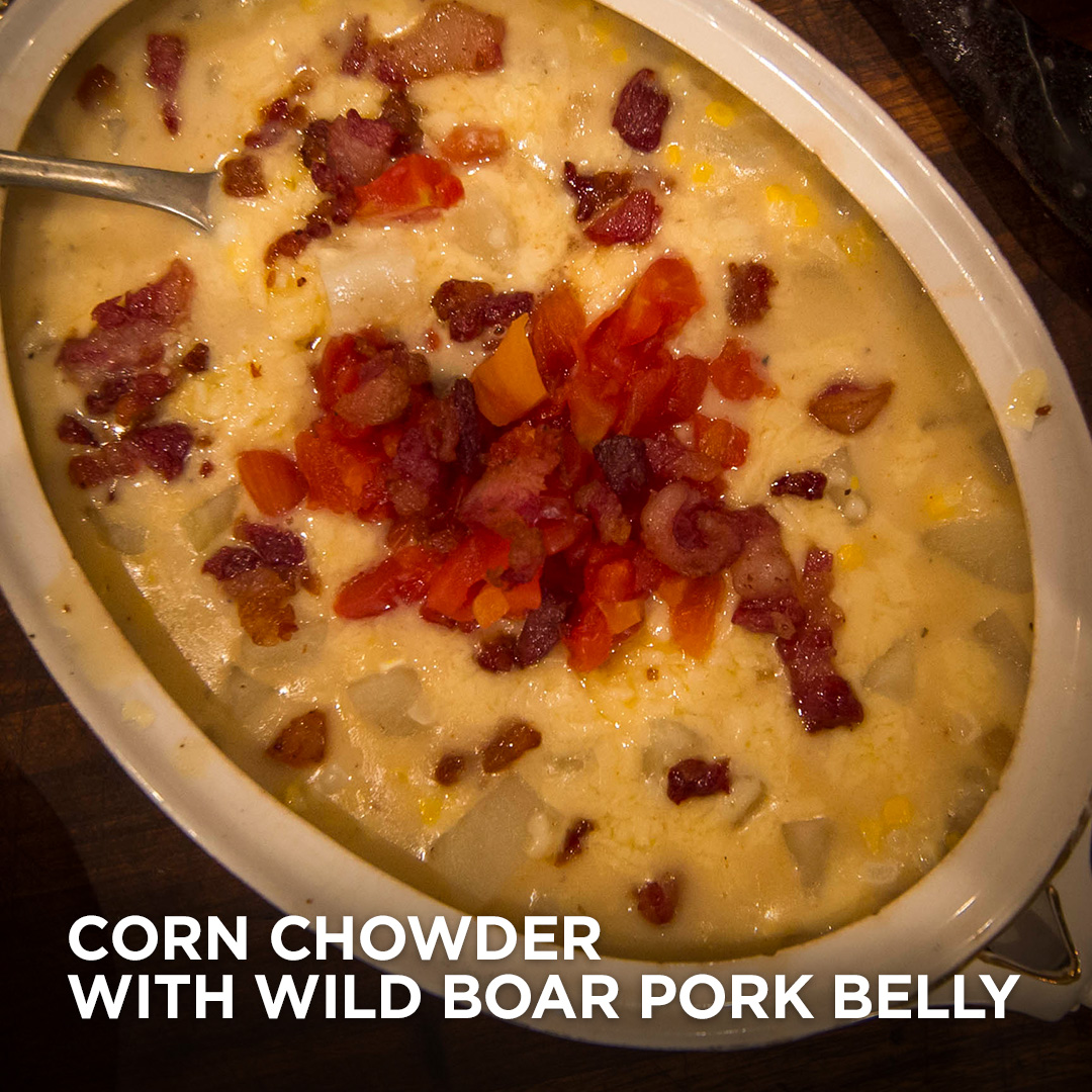OUTDChannel's tweet photo. With Thanksgiving right around the corner, checkout a few recipes from our good friend @StacyLynHarris. Here's Corn Chowder With Wild Boar Pork Belly. Tap https://t.co/MKK9I1uWGV to see the feast with 19 recipes.
#HowtoThanksgiving #Recipes #ThanksgivingFeast #HappyHolidays https://t.co/Xsdp9fUfQO
