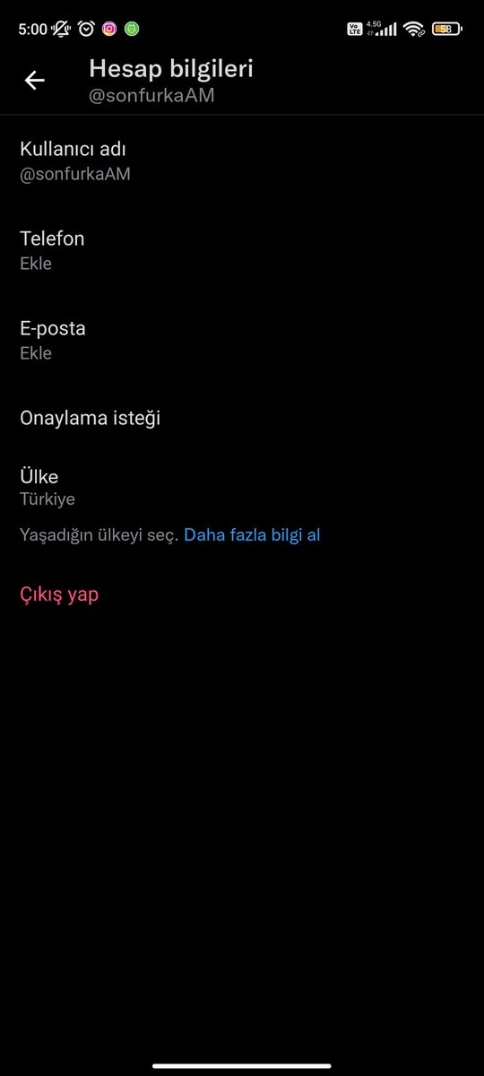 Hesabı kapatıcam ve sifre istiyor ama bilmedigim icin sifremi sıfırlamak istedim ve e posta veya telefon numarası gerekiyor ama bunları koyabilmek içinde şifre lazım ne yapcM lan