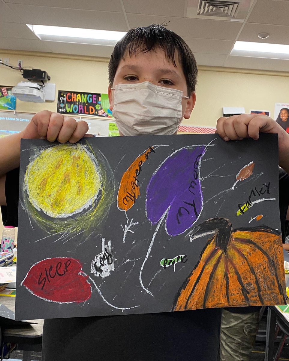 Falling for fall with oil pastels. #buildingrelationships #everythingspossiblebsd #BSDPride #PublicSchoolProud #BSDWhittier