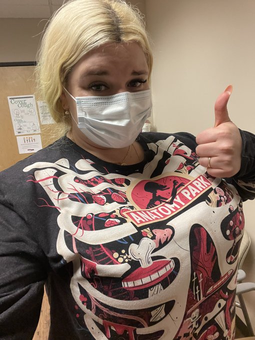 Wore my anatomy park shirt to a doctors appointment. 😤👌 https://t.co/RPdmmMYHzB