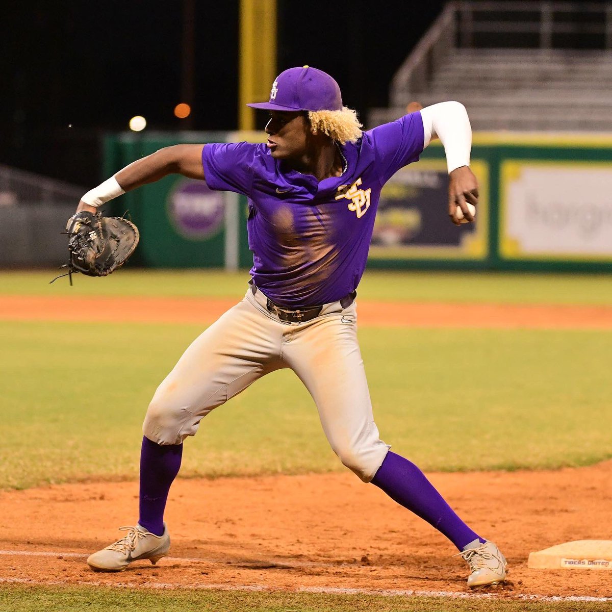 LSUbaseball's tweet photo. Purple Takes Game One https://t.co/gd56lE92oa