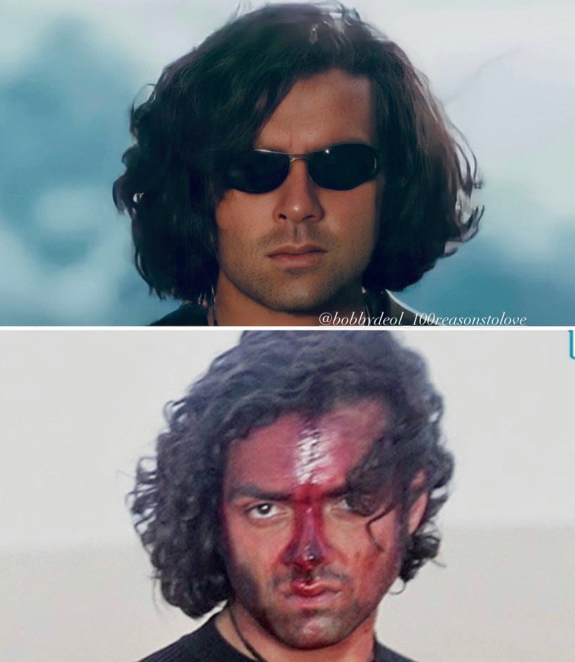 Soldier or wounded soldier, HAIR ON POINT! #bobbydeol #soldier #23yearsofsoldier #abbasmustan