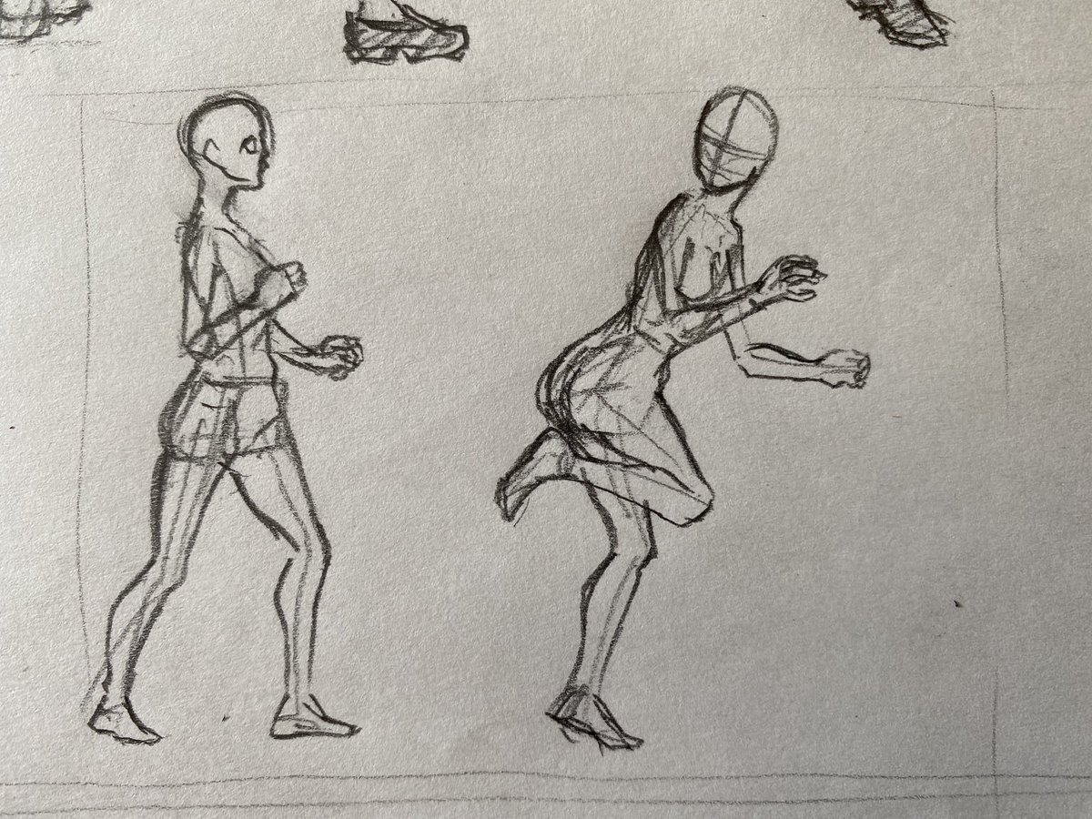 この描き方さ一番安定するし、バランス崩壊起こしにくいから俺には合ってるなー
hideさんのチャンネル見ててよかったなー
小小作品
↓
肋骨と骨盤の箱を足す
↓
肉をのせる
ケツがデカくなるのは趣味だよ、許せよ