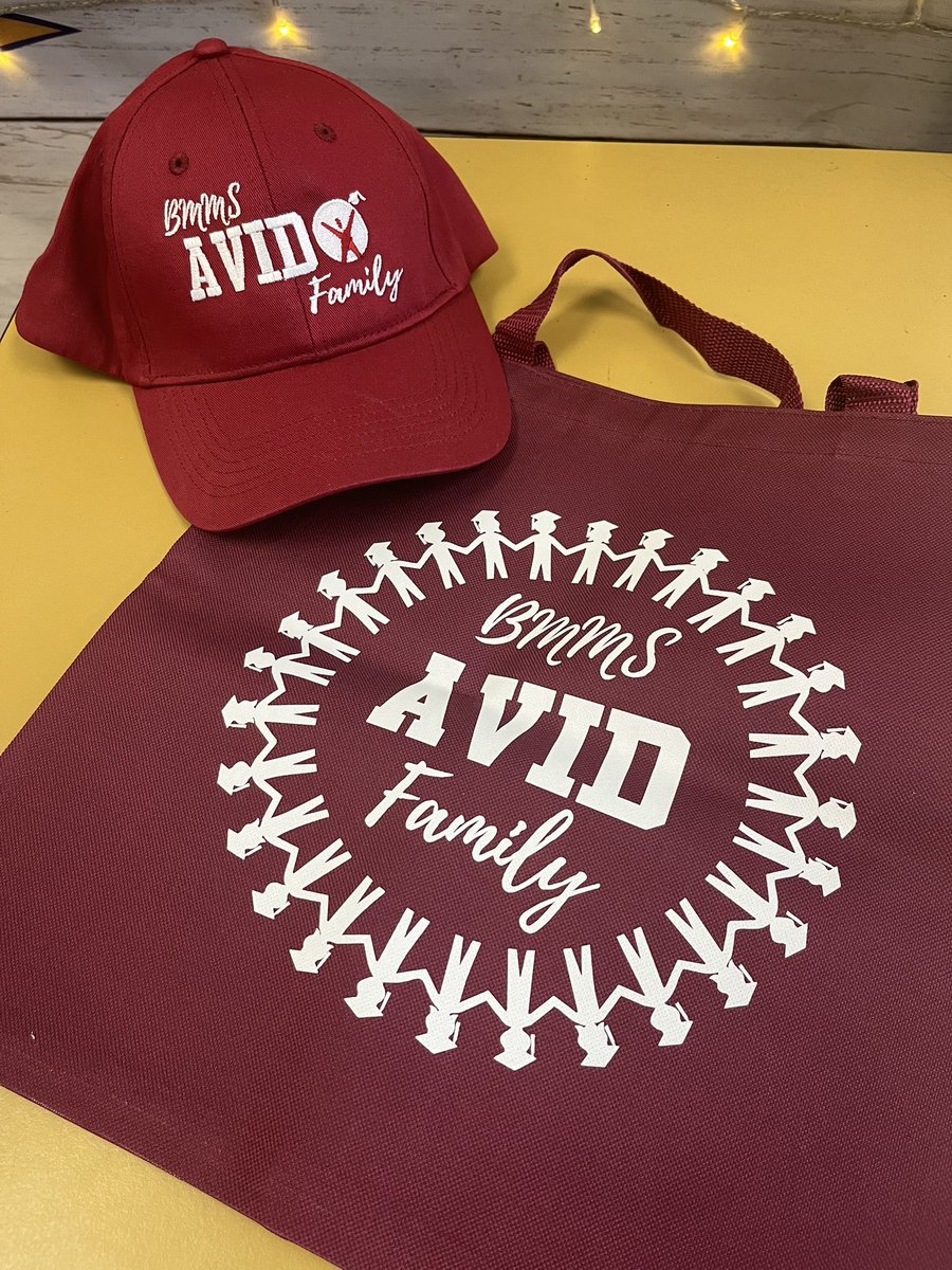 BMMS_AVID's tweet photo. We had a couple additions to our @AVID gear this year. 🤩 Hats and totes FTW! 🙌🏻 #AVIDgear #AVIDcommunity https://t.co/7M2GcMgZGE