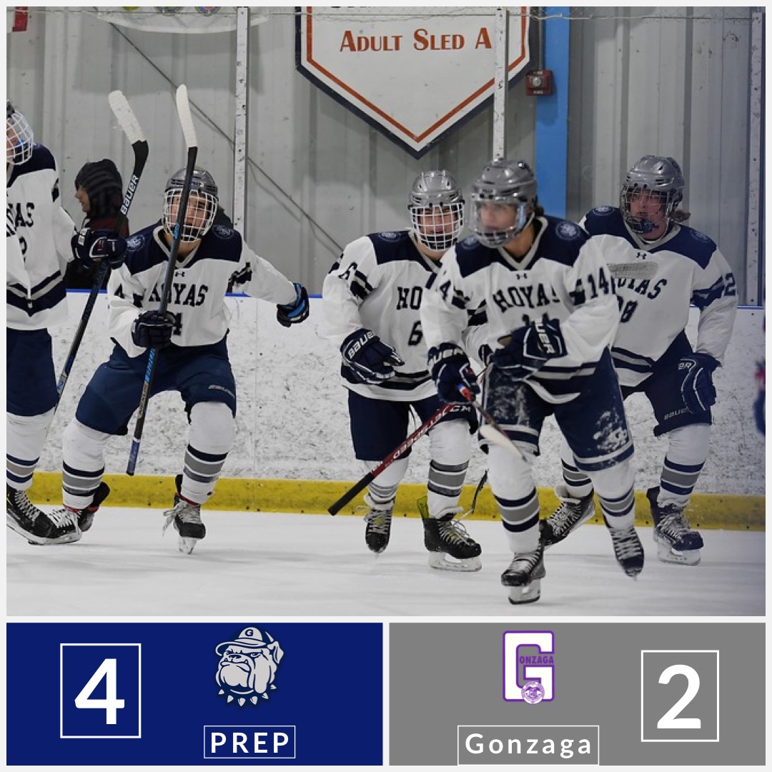Final from the Cabin! <a href="/georgetownprep/">Georgetown Prep</a> tops Gonzaga 4-2 #bluecollarhockey