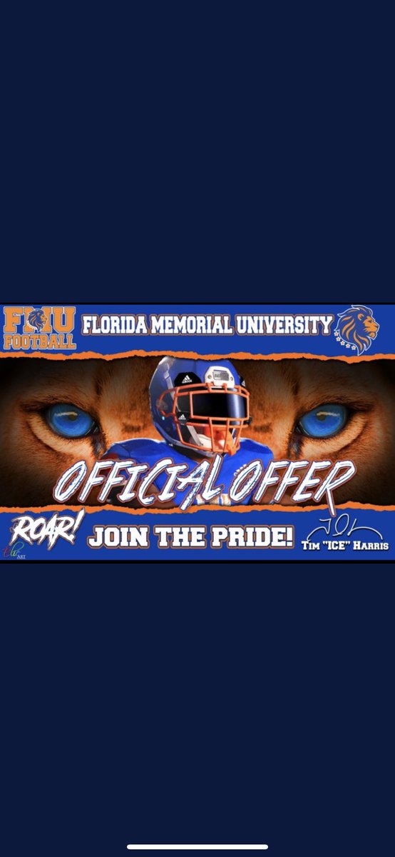 Blessed to receive my second offer to Florida Memorial University! @LBcoach26 <a href="/FMULionsFB/">FMU Lions Football</a> <a href="/BrandonHuffman/">Brandon Huffman</a>