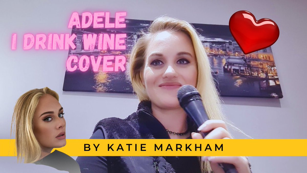 KTStarUK's tweet photo. Hello you lovely @Adele fans. Check out my cover of "I Drink Wine" as i try to learn the lyrics for my shows. 

#Adele  #IDrinkWine #AdeleCover #AdeleTribute #BBC #KatieMarkham #Daydreamers #Madfans

https://t.co/v3FL0JHZNl https://t.co/WvYZ1Fm2HR