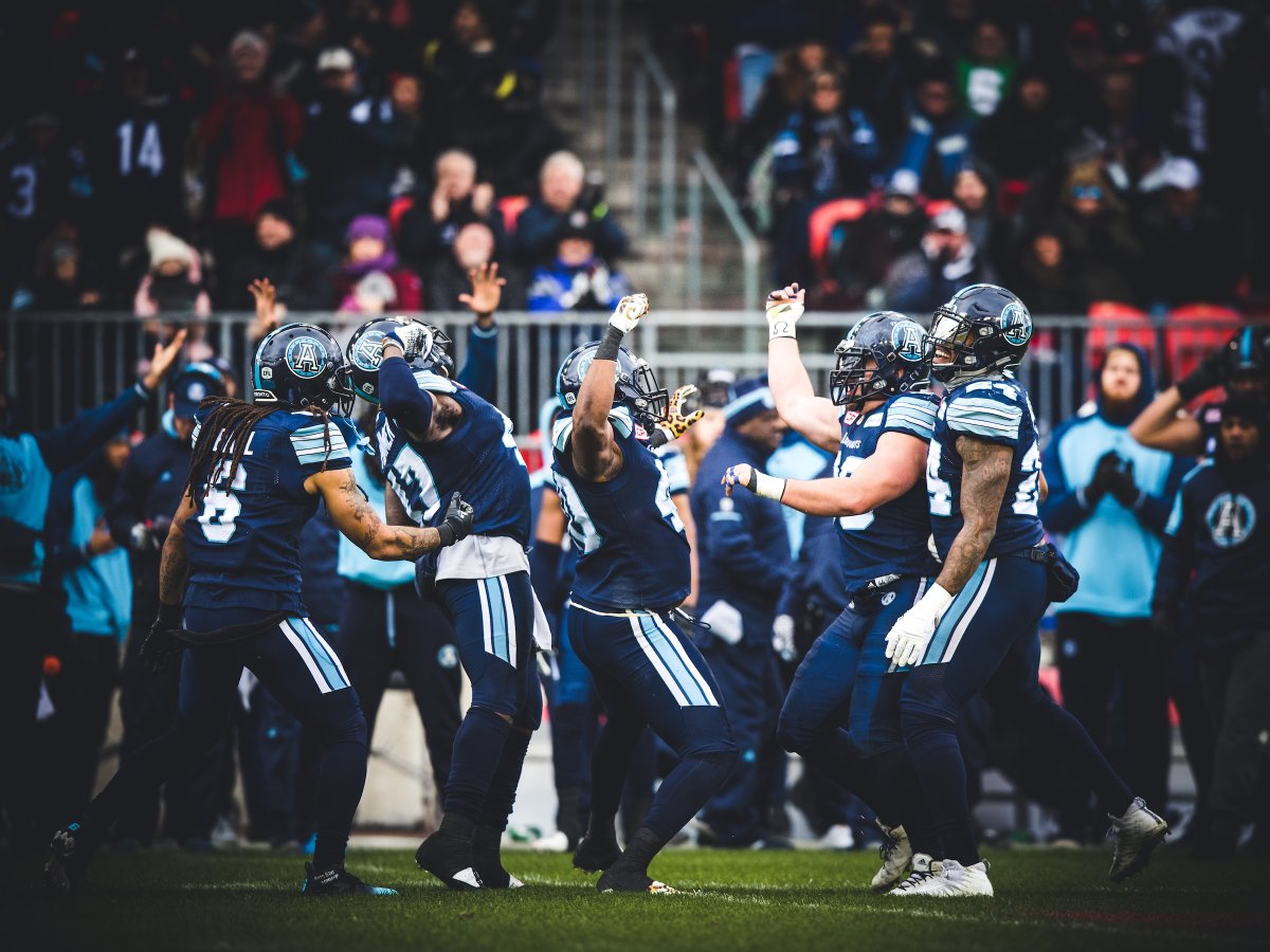 TorontoArgos's tweet photo. #OnThisDay in 2017 the Argos beat the Roughriders 25-21 to advance to the Grey Cup in the only Argo playoff game at BMO Field so far... 

Be at the next one » https://t.co/daC8MM7zXn https://t.co/A09xsmjwcH
