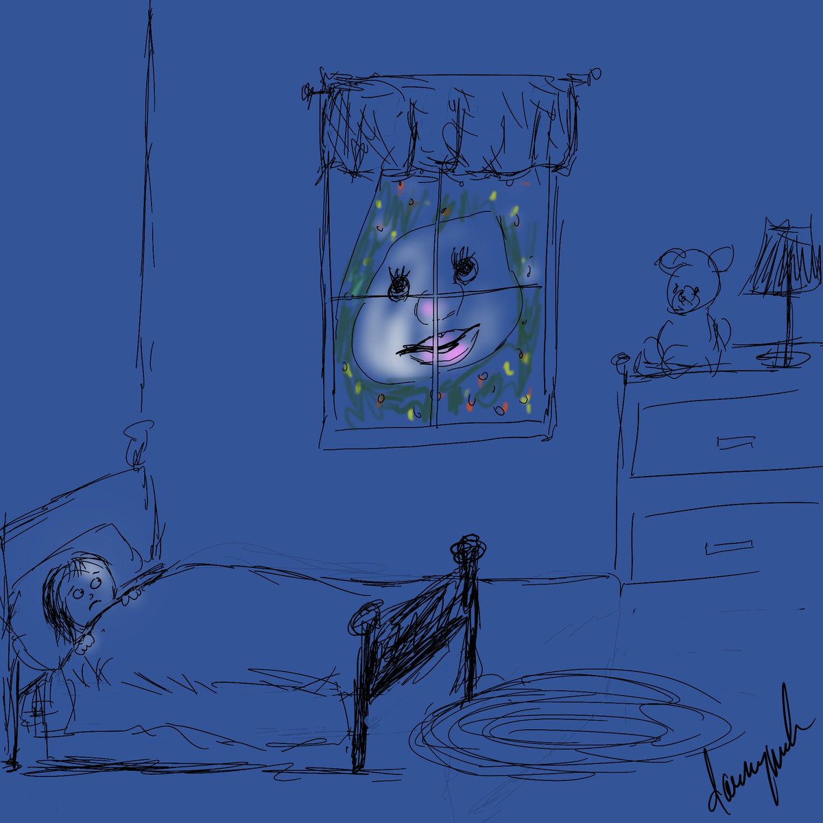 dawnymock's tweet photo. Night night, kids #Woody https://t.co/87zorrgW8g