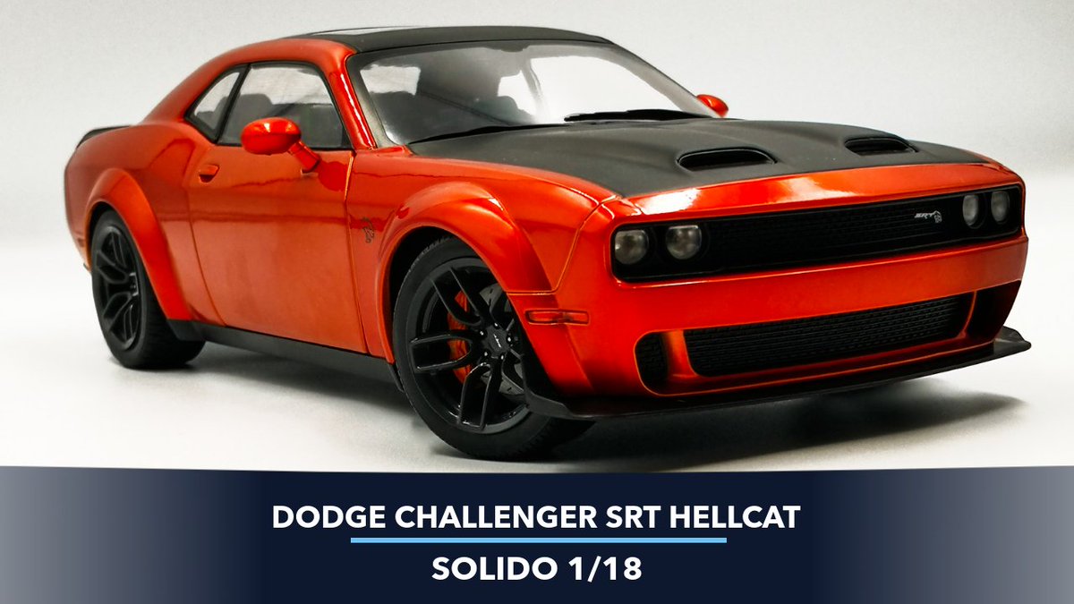 MRSMotorscale's tweet photo. Fans de los #musclecars!
 
Vean el vídeo que le hemos realizado al @DodgeMX #challenger SRT Hellcat, fabricado por @SolidoModels en escala 1/18.
👇
https://t.co/MRwMnbBOuR

#dodgechallenger
#FelizViernes 
#DiaInternacionalDelHombre 
#solido 
#BuenasNoches https://t.co/l68m379num