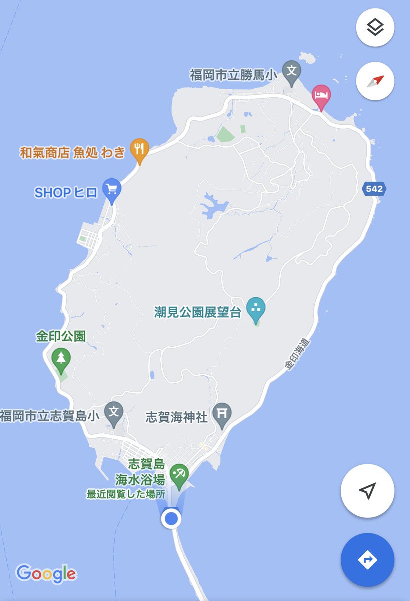 福岡県の志賀島(しかのしま)を徒歩で一周した記録 - Togetter
