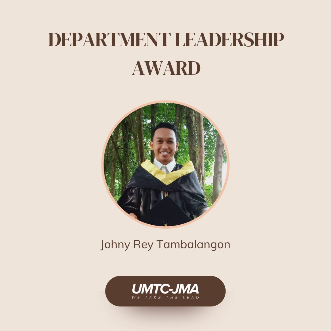umtc_jma's tweet photo. CONGRATULATIONS TO OUR MARKETING MANAGEMENT GRADUATES

Always put an effort on something you want because hardwork always pays off at the right time. May your career glow like a shining star and we wish you more success in the future! 🎉

#UMTCJMA #WeTakeTheLead https://t.co/A4ATpwlgbs