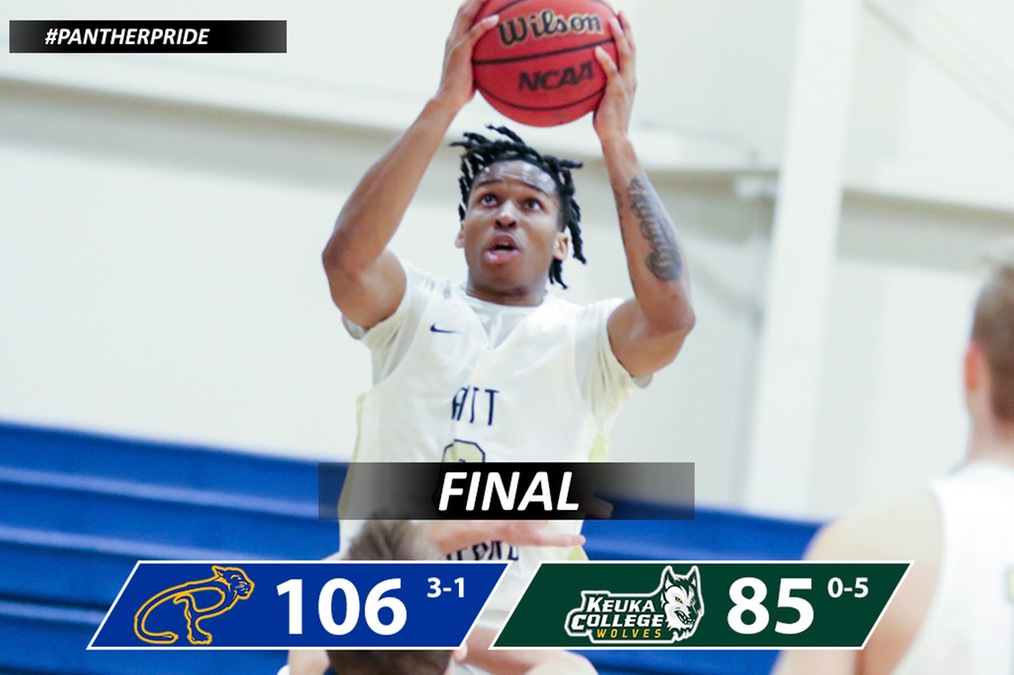 UPB_Panthers's tweet photo. @UPB_MBB break the century mark as they beat Keuka 106-85. @BucketFamZay set a new career-high with 36 points on 10-15 from the field and 16-22 from the line. @_nateschneider recorded his third double-double in four games, going for 28 and 10. 
https://t.co/XEoIaVGLpL https://t.co/CzURegdHzw