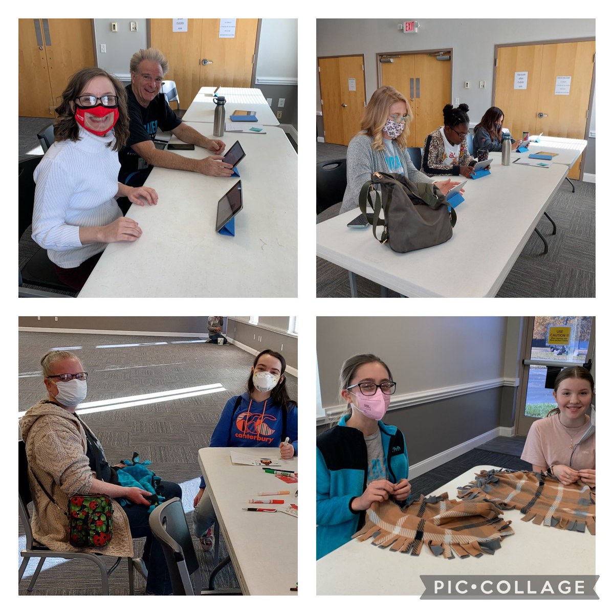 RCVirtualSchool's tweet photo. Special thanks to the @RutherfordCo4H and @utextension for a great Connection Friday centered around giving thanks! 🖤🤍💙 #ThanksToYou #Thanksgiving2021 #TrailblazerCommunity #ConnectionFriday https://t.co/JTU0p2JxVj