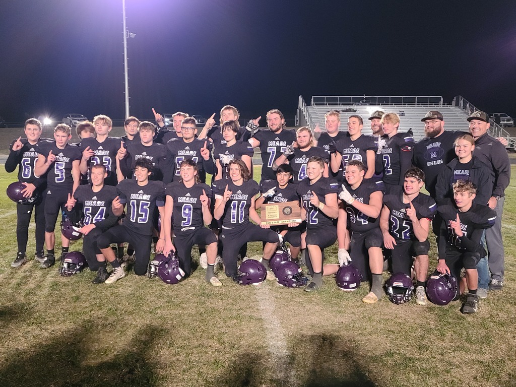 MeadeBuffaloes's tweet photo. Sub-State Champions!
Play for State Title next Saturday at 11 AM in Newton. https://t.co/n1bRvebD3y
