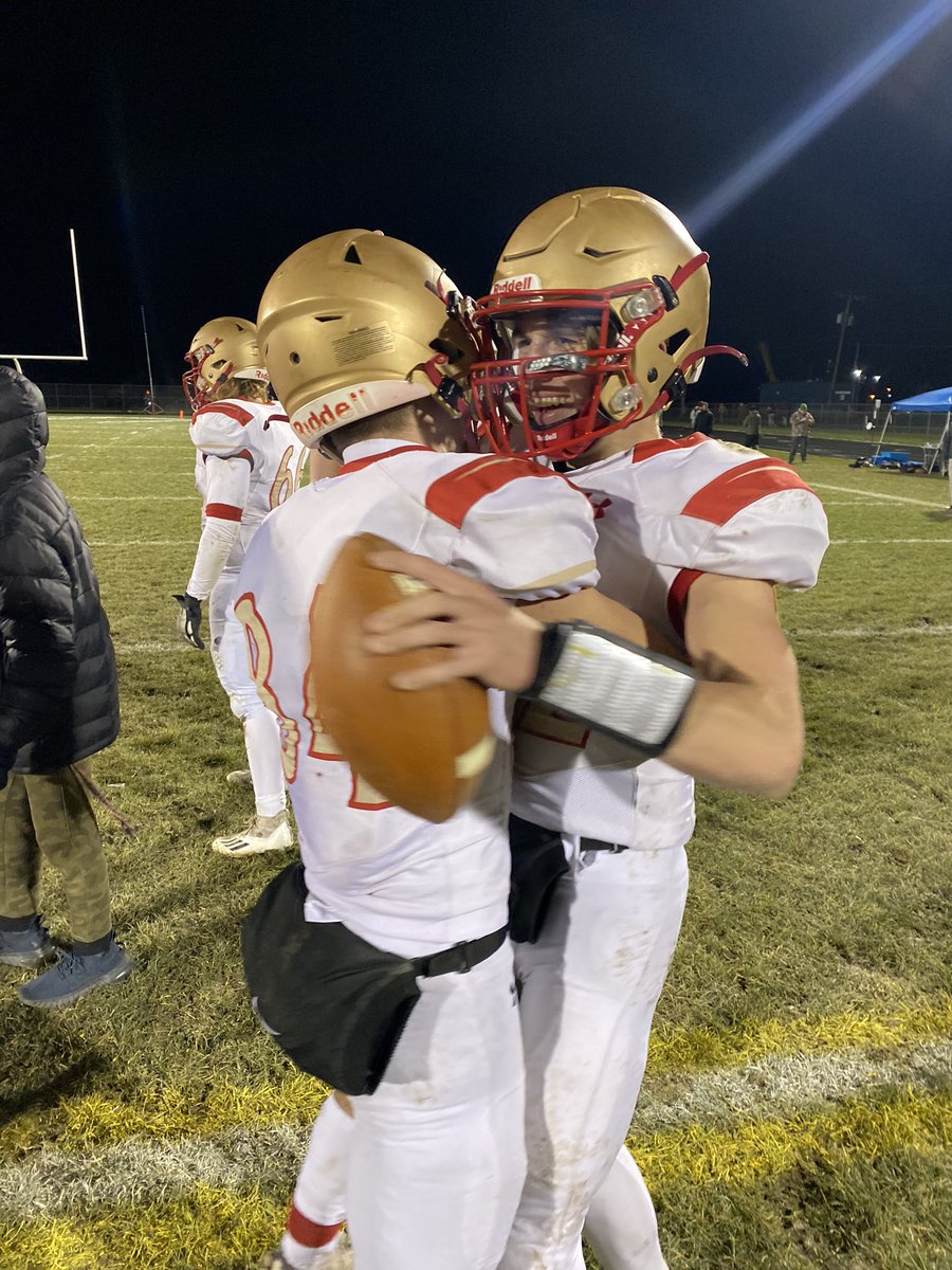 TVBOren's tweet photo. Andrean 17, Eastside 14, Final. The 59ers are going back to state. #NWIPreps https://t.co/H7ega2ucRy