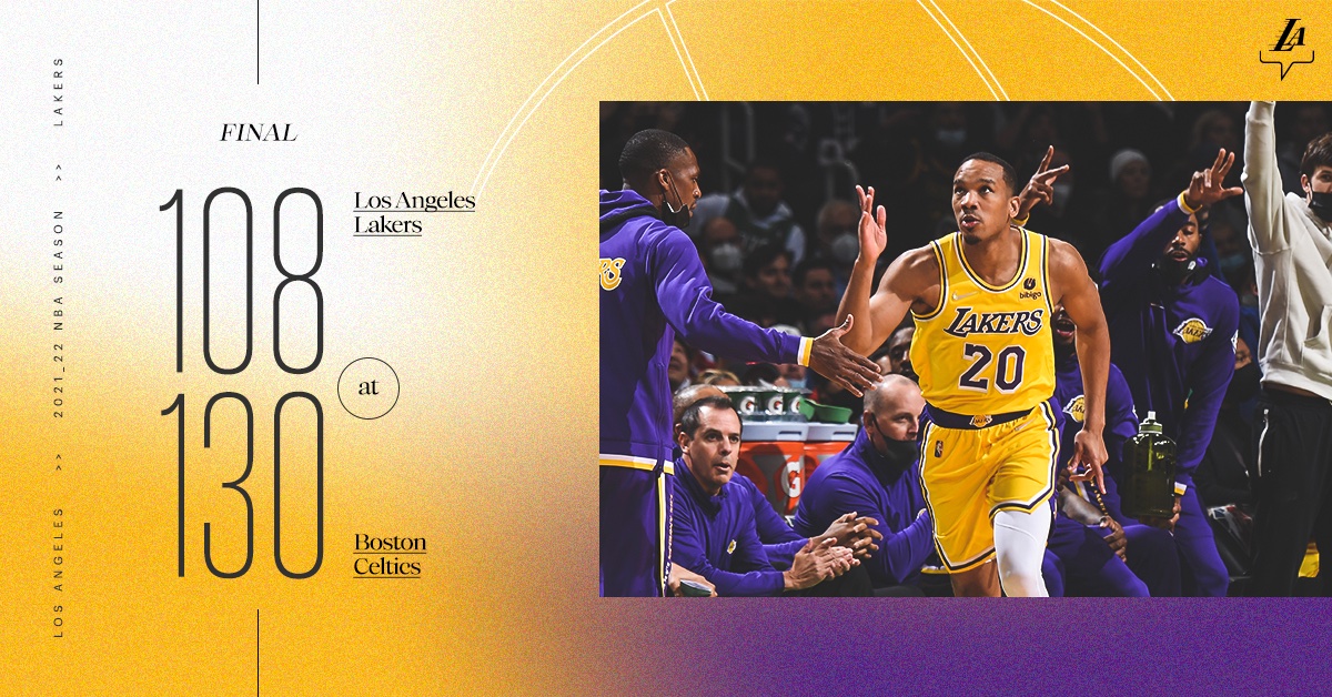 Lakers's tweet photo. Final count. https://t.co/YsbvgVvt4c