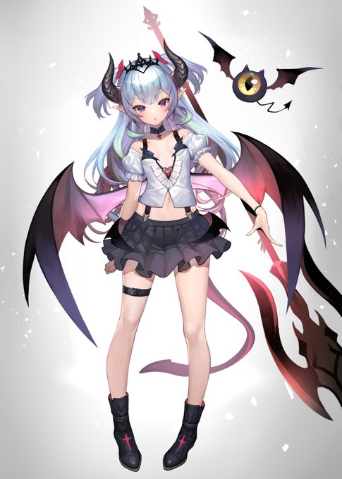 つよつよJS悪魔娘ちゃん😈💖💖
#オリジナル 