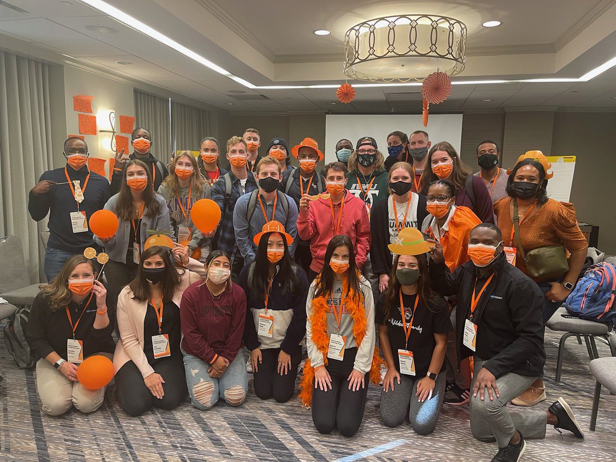 Orange Team crushed it today! 🍊🍊

Loved learning alongside you as we unpacked our core values, strengths, and EQ. 

Fire up for Day 3️⃣ tomorrow. #NCAALearnLead #SALF21Orange