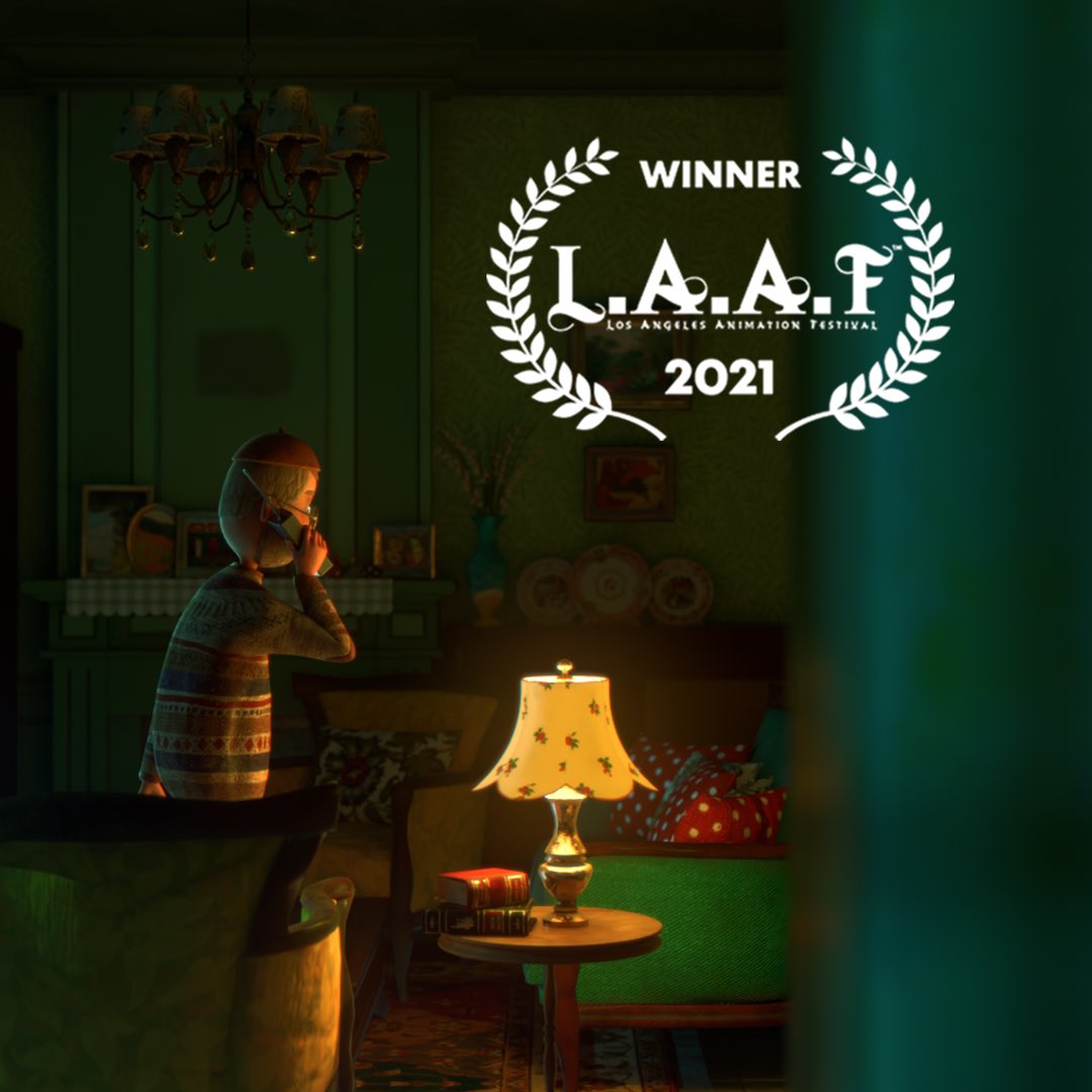 Thank you @LAAFEST so much for awarding There You Are as a winner this year🍀 

#animatedshortfilm #loveanimation #animation #filmfestival #3Danimation