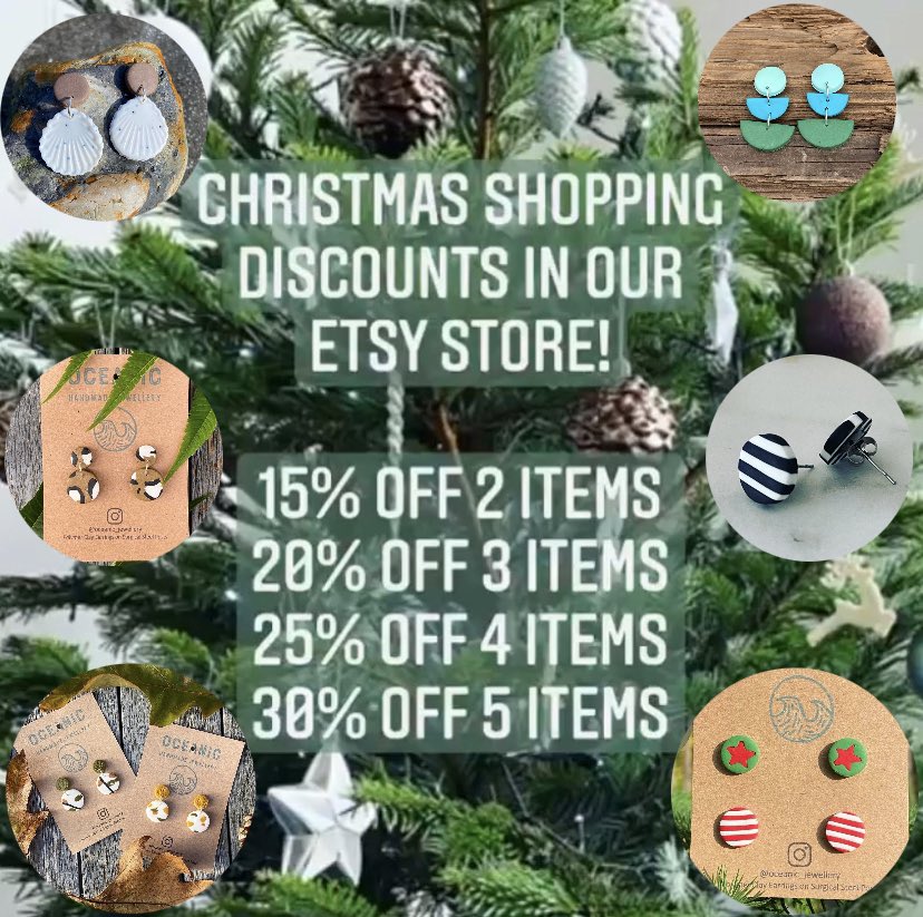 oceaniccornwall's tweet photo. Support small businesses &amp; buy local handmade gifts this Christmas. The more you purchase the bigger the reward! https://t.co/TRiCSGd9k1 🎄💝 FREE UK DELIVERY #UKGiftAM 
#christmas #earrings
#christmasgifts #cornwall #giftinspo #supportlocal #supportsmall  #happysaturday #gifts https://t.co/gPwuB5sE3z