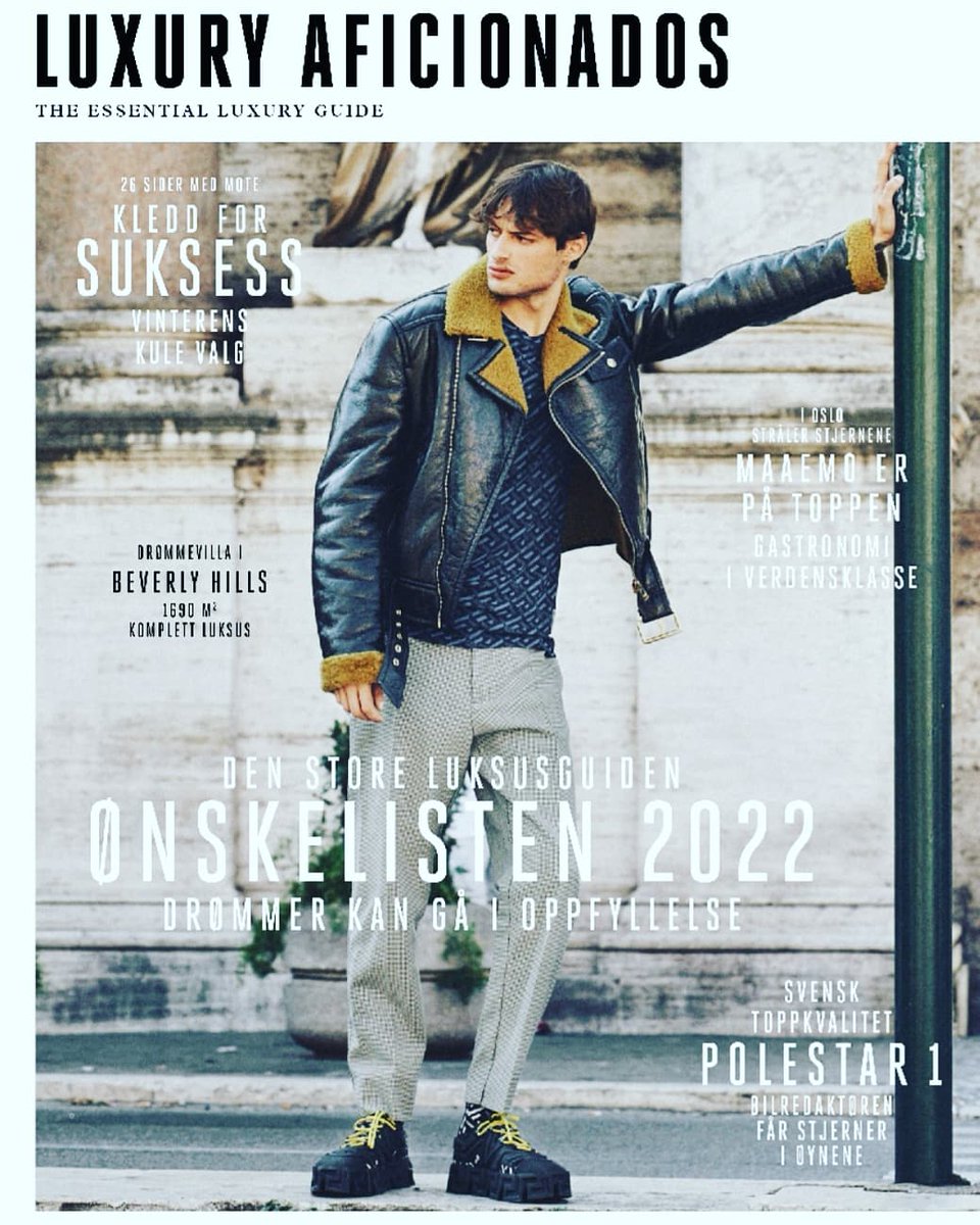 Norges ledende luksusmagasin er ute med julenummeret 🌲 #luxury #magasin #jul