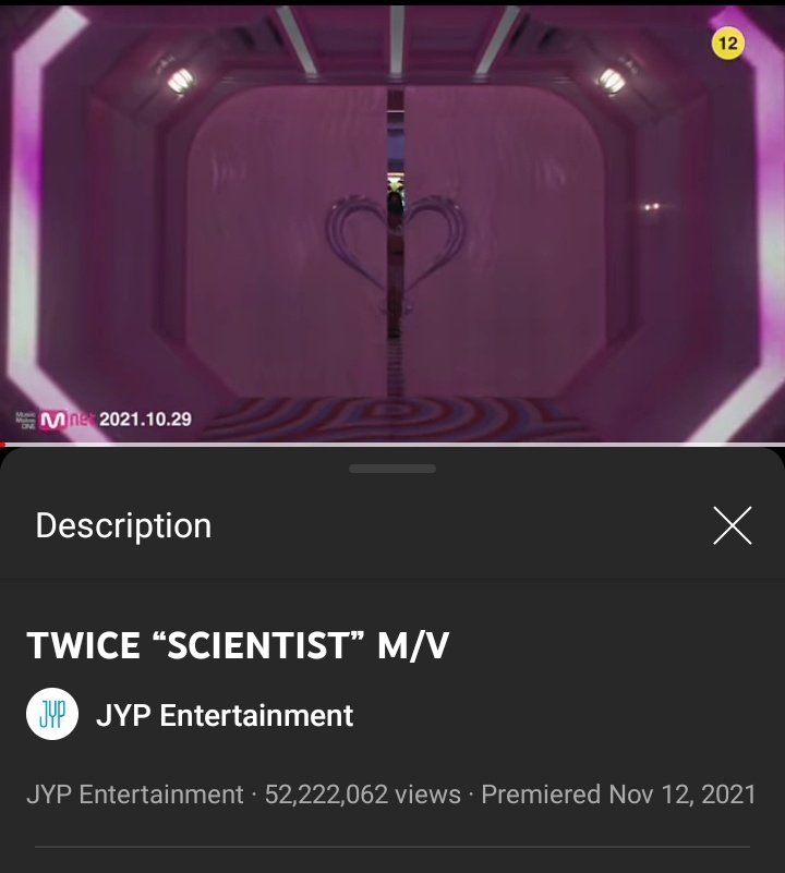 TWICEYTData2's tweet photo. Let's stream #SCIENTIST MV now! Our views are moving slow. We can't do this alone, we need every ONCE.

Reply your screenshots if you're still streaming too! 👇
→ https://t.co/ngbbMKYnsO

#TWICE @JYPETWICE https://t.co/8P6rrq87oX