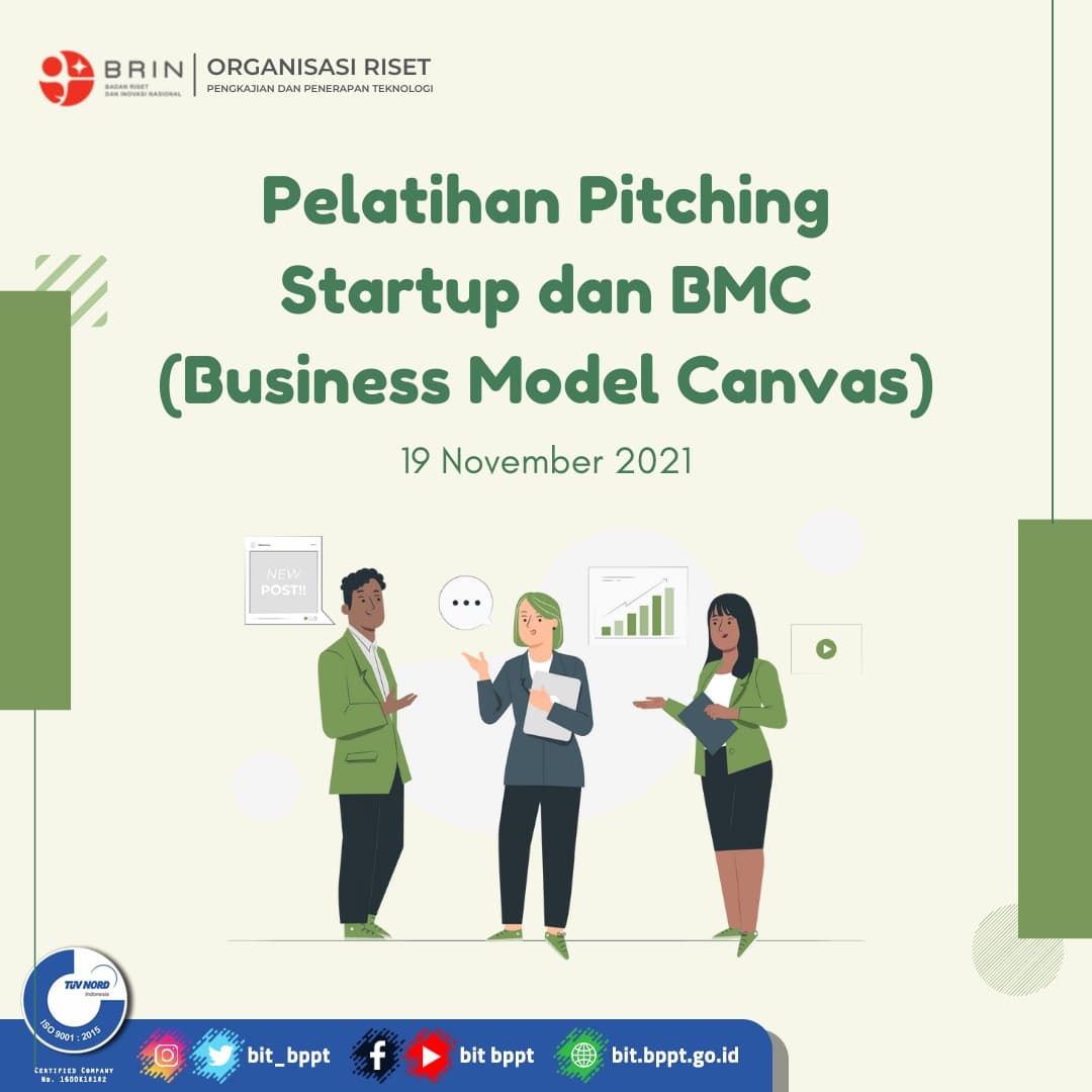 bit_bppt's tweet image. Tujuan pelatihan ini adalah untuk lebih membiasakan tenant agar dapat menyampaikan ide-ide perusahaannya kepada target sehingga dapat lebih diterima dan tepat sasaran.

#bit_bppt #BRIN #inkubasibisnisteknologi #inkubatorbisnis #startup #pitchingstartup #BMC