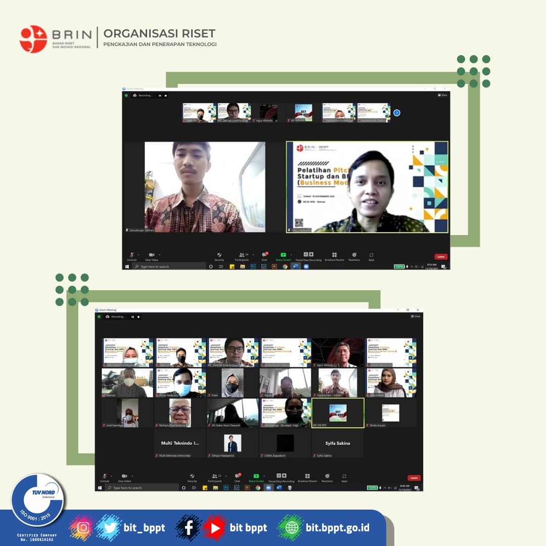 bit_bppt's tweet image. Tujuan pelatihan ini adalah untuk lebih membiasakan tenant agar dapat menyampaikan ide-ide perusahaannya kepada target sehingga dapat lebih diterima dan tepat sasaran.

#bit_bppt #BRIN #inkubasibisnisteknologi #inkubatorbisnis #startup #pitchingstartup #BMC